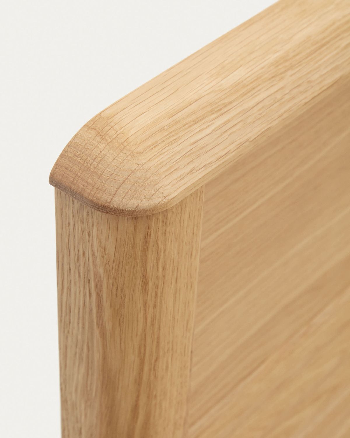 Cama Lenon de madera y chapa de roble para colchón de 90 x 200 cm FSC MIX Credit