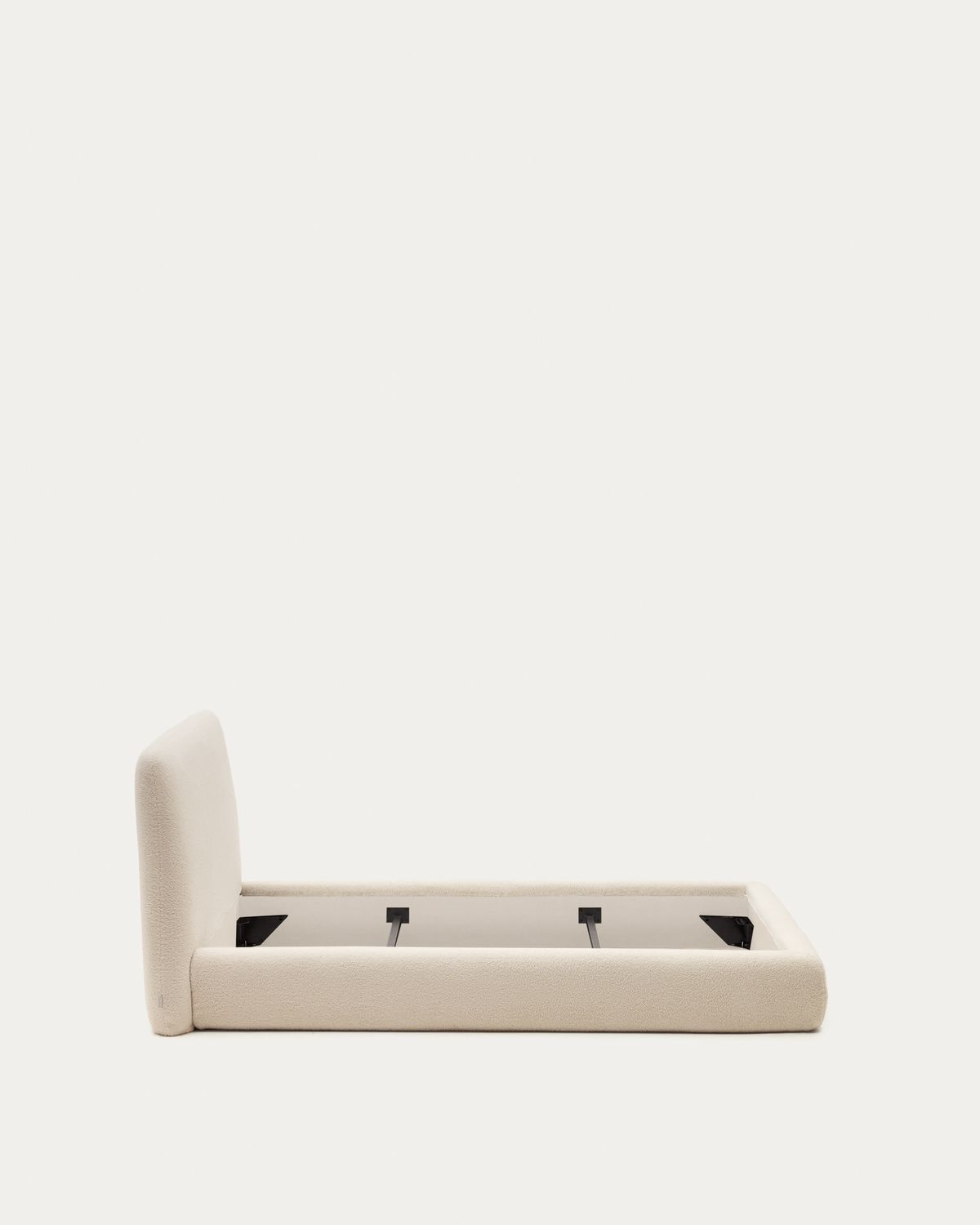 Funda cama Martina de borreguito crudo para colchón de 90 x 200 cm