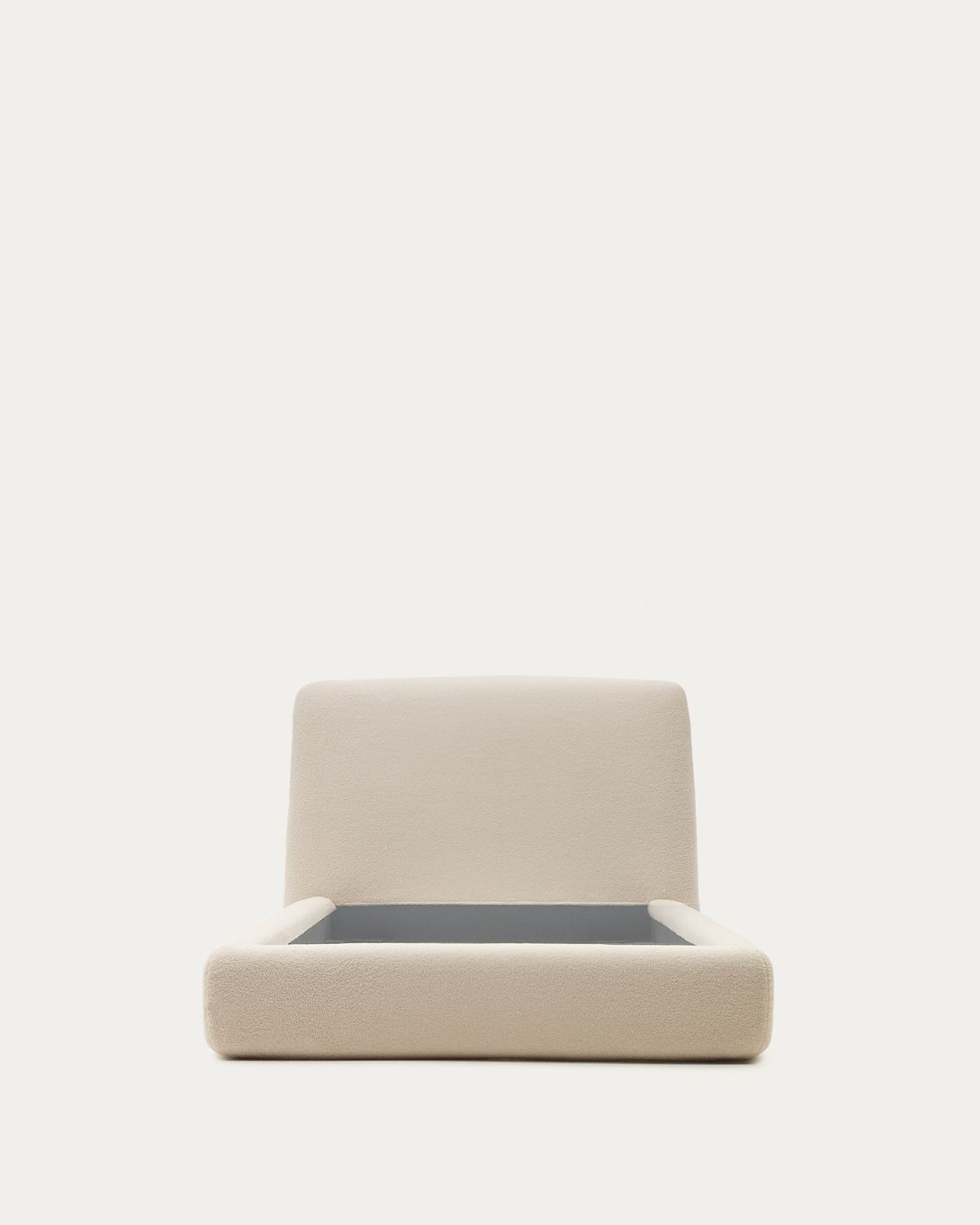 Funda cama Martina de borreguito crudo para colchón de 90 x 200 cm
