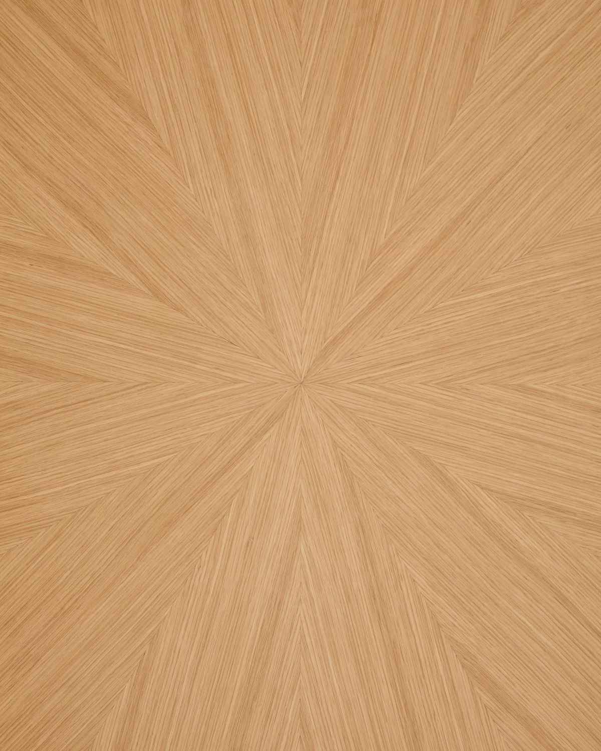 Mesa redonda Naanim de chapa de roble Ø 120 cm
