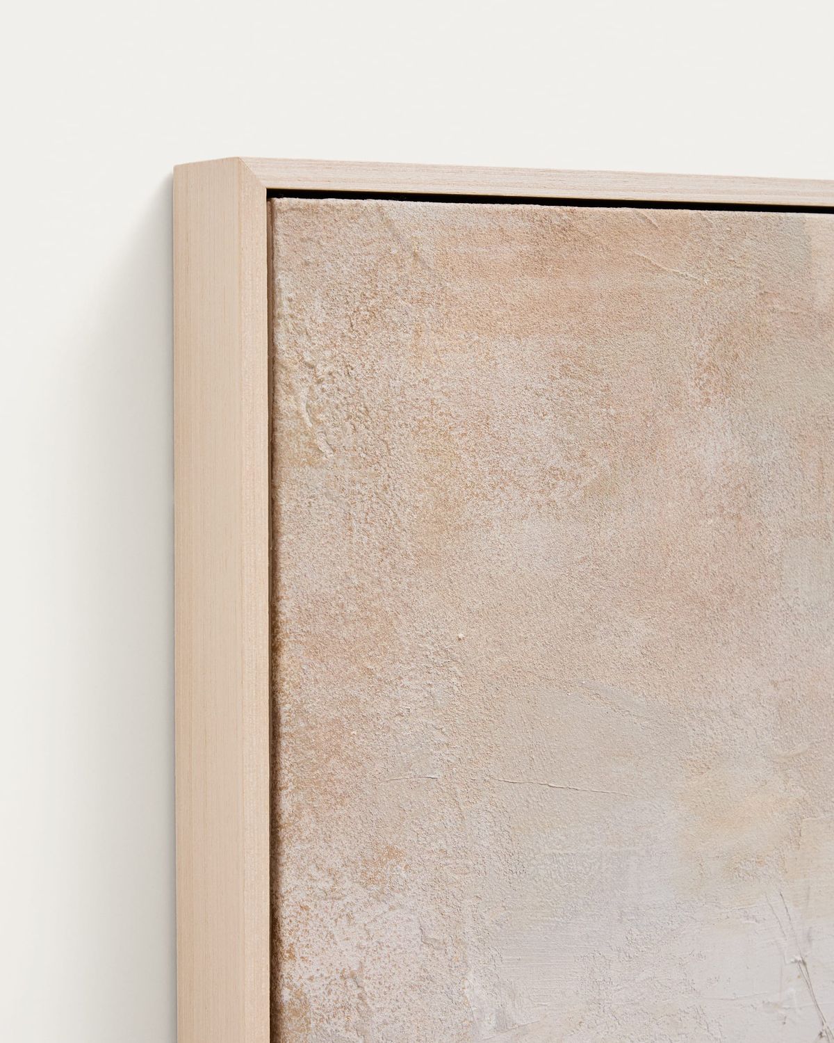 Cuadro abstracto Silpa beige 60 x 90 cm