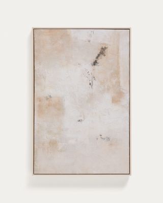 Cuadro abstracto Silpa beige 60 x 90 cm