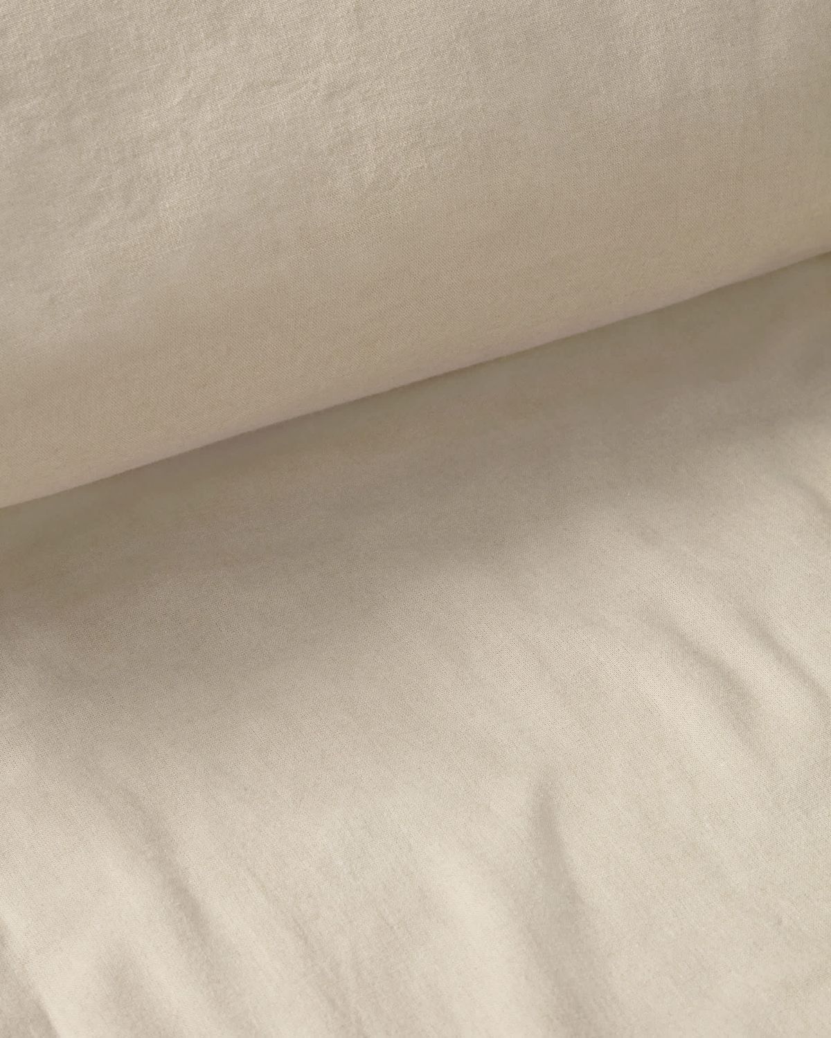 Funda nórdica Simmel de mezcla de lino crudo para cama de 160 cm