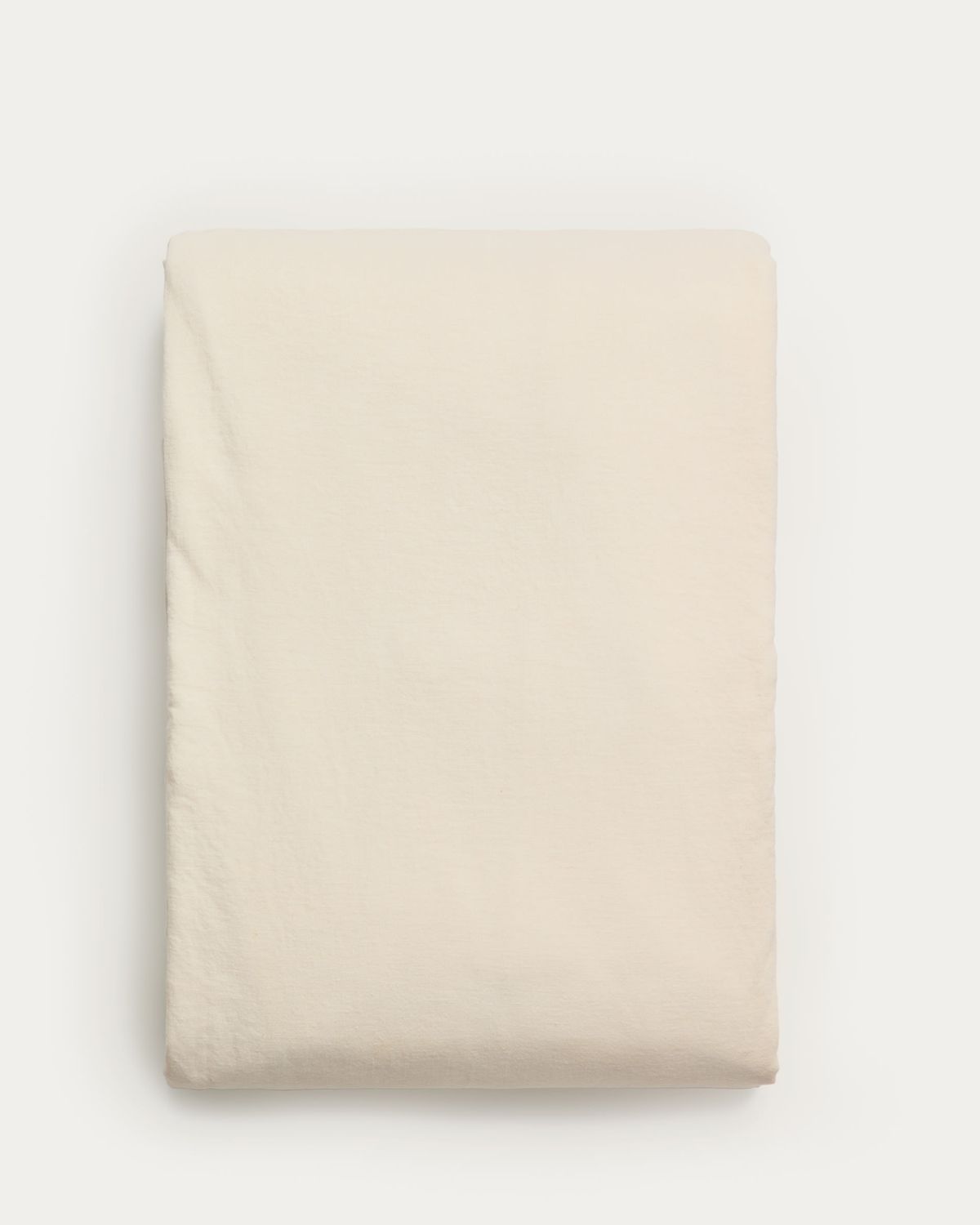 Funda nórdica Simmel de mezcla de lino crudo para cama de 160 cm