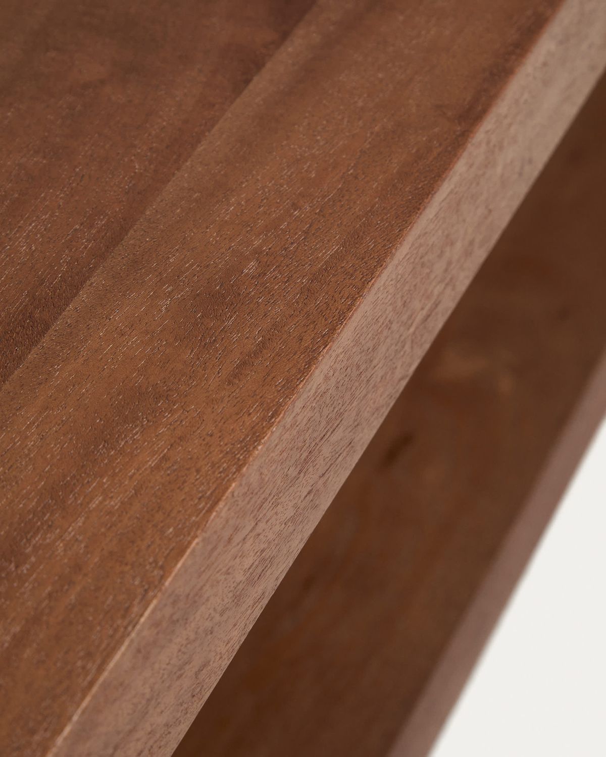 Mesa de centro Norani de madera maciza y chapa de acacia 150 x 70 cm