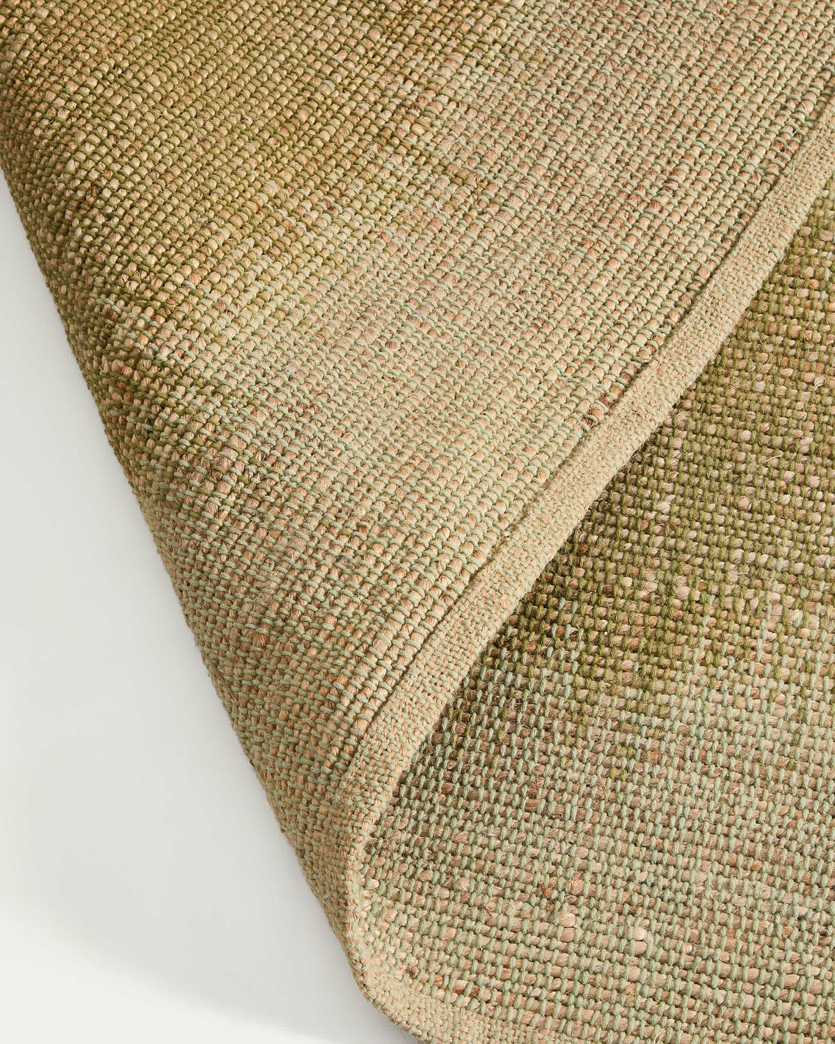 Alfombra Lirmo de yute verde 160 x 230 cm