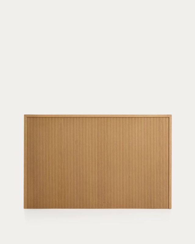 Cabecero Helvine de chapa de roble para cama de hasta 90 cm FSC 100%