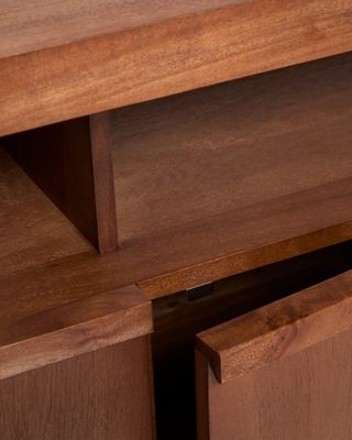 Aparador Norani de madera maciza y chapa de acacia 180 x 85 cm