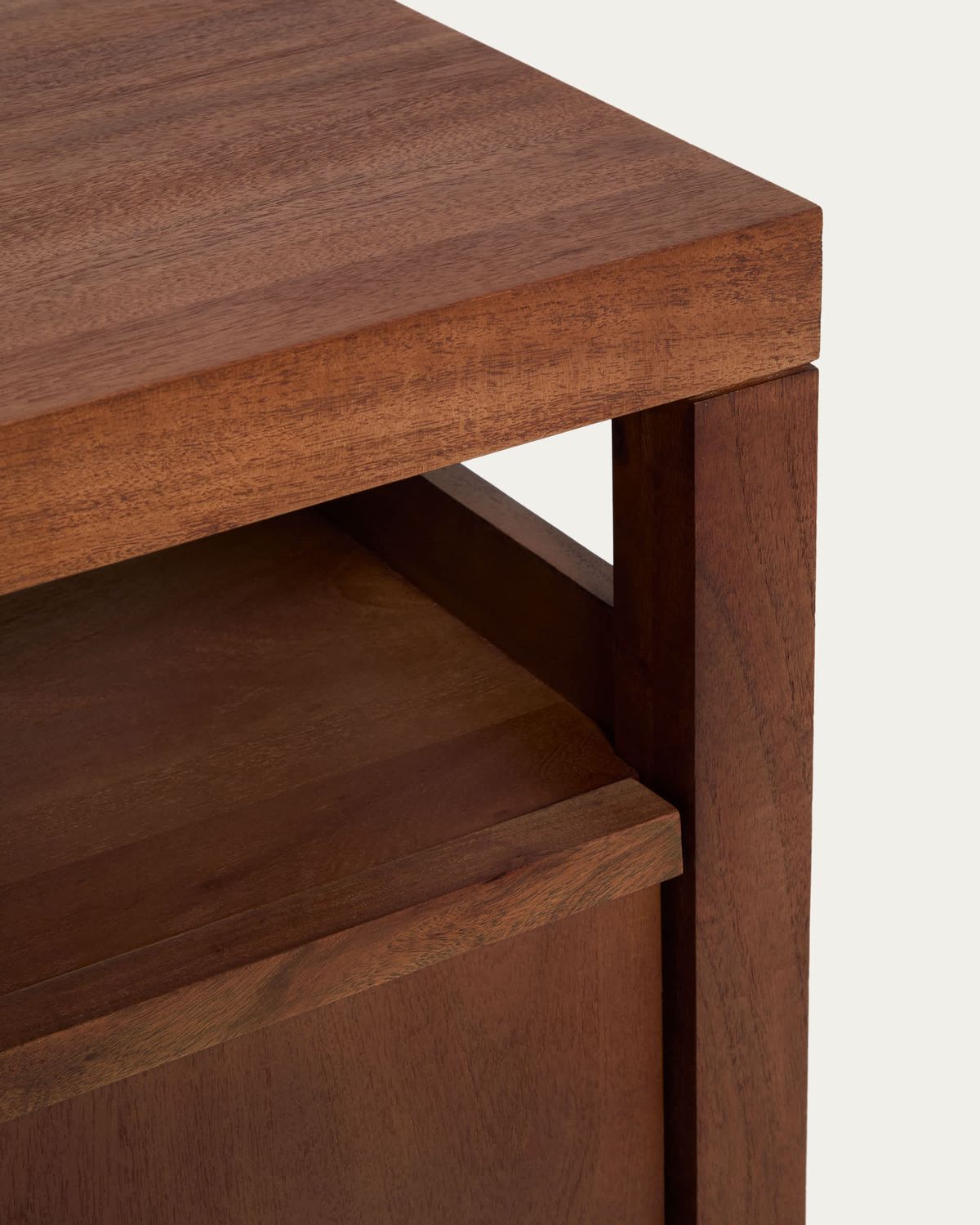 Aparador Norani de madera maciza y chapa de acacia 180 x 85 cm