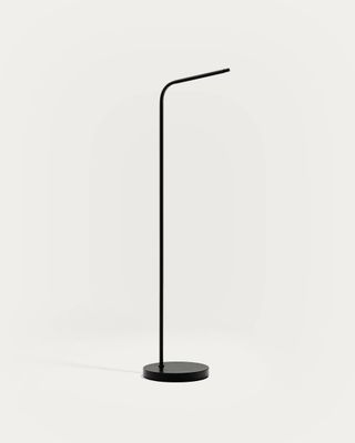 Soporte para lámparas portátiles Nali de metal con acabado pintado negro Soporte para lámparas portátiles Nali de metal con acabado pintado negro