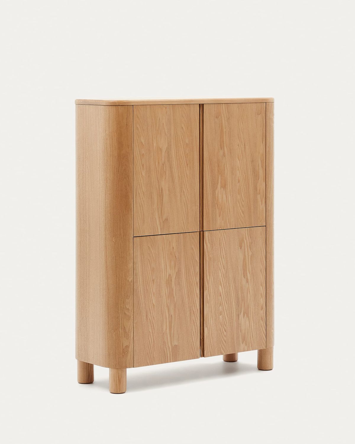 Aparador alto Salaya de madera contrachapada de fresno FSC Mix Credit 100 x 134 cm