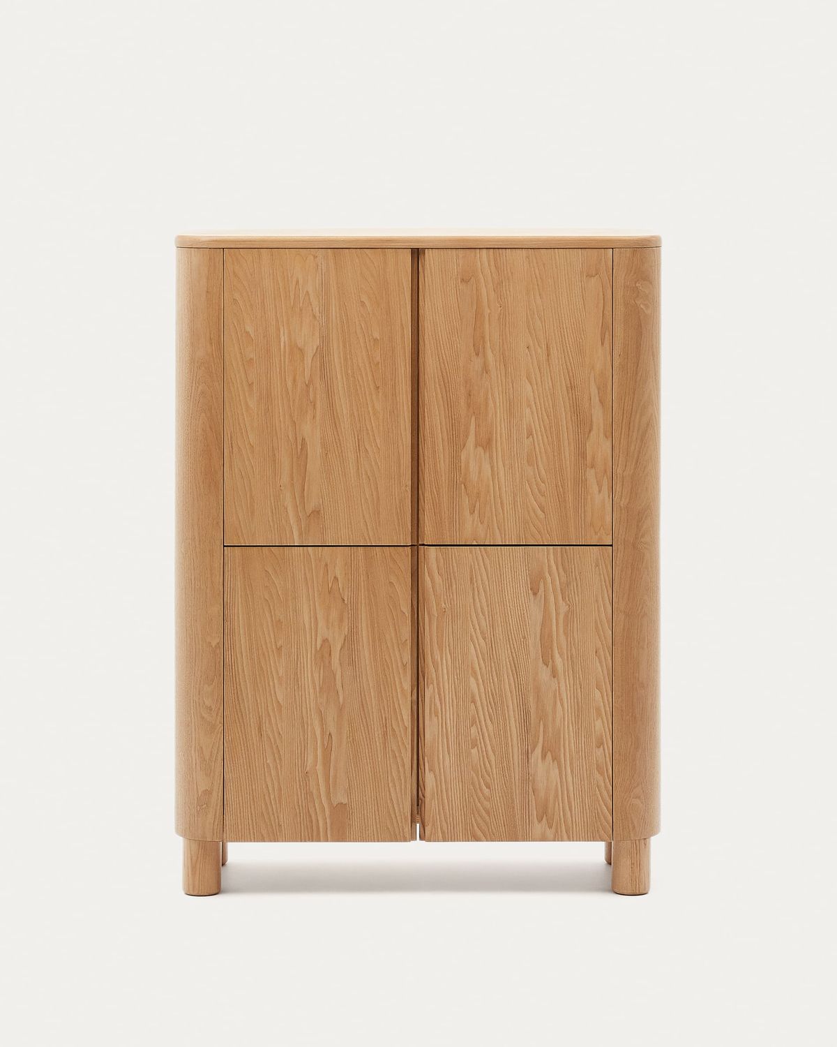 Aparador alto Salaya de madera contrachapada de fresno FSC Mix Credit 100 x 134 cm