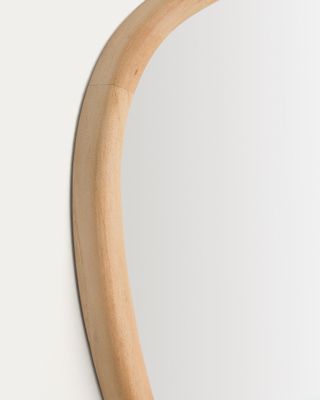 Espejo Alura de madera de teca FSC 100% 45,5 x 47 cm