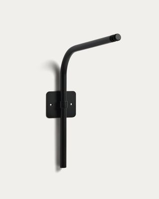 Soporte de pared para lámparas portátiles Nali de metal con acabado pintado negro
