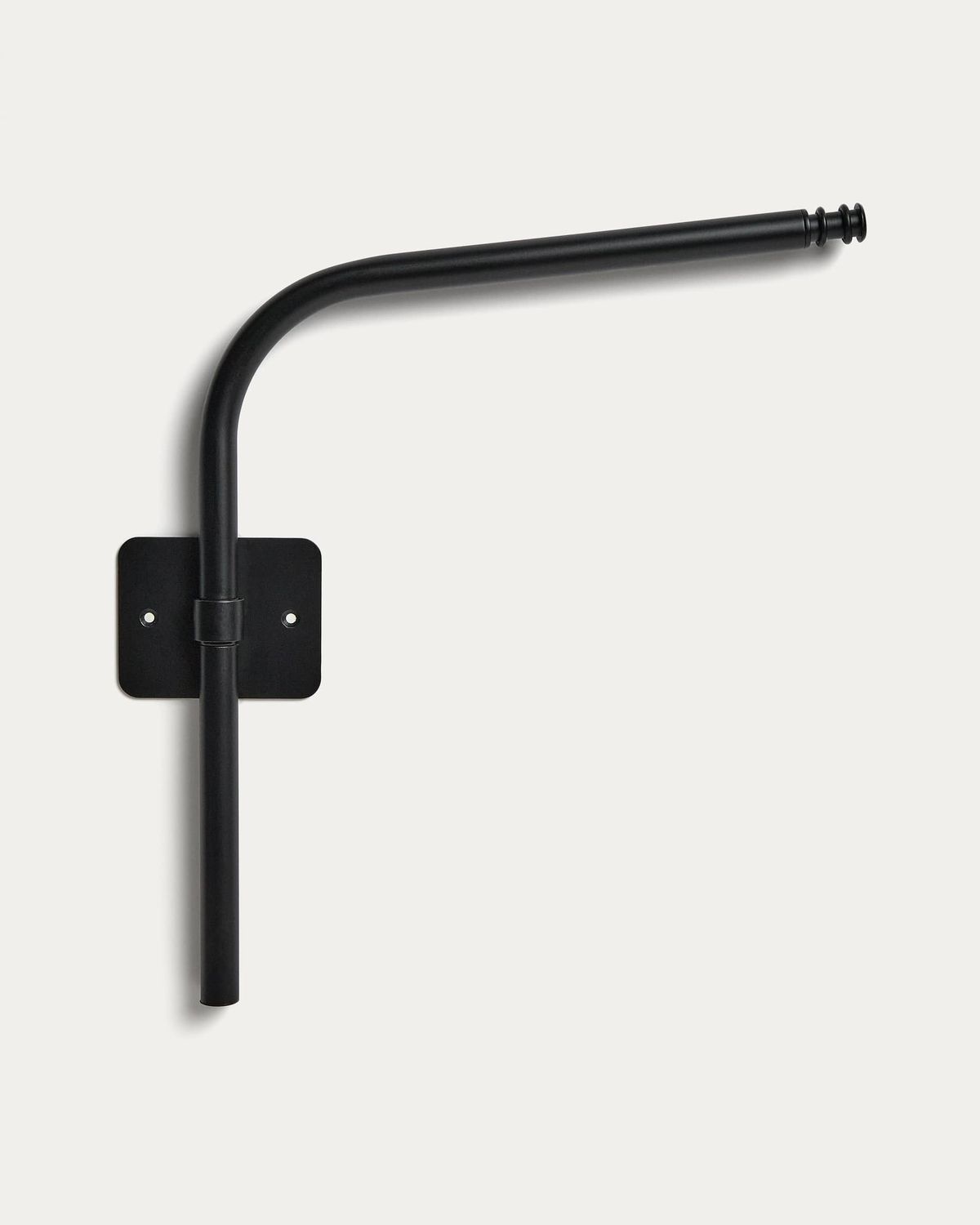 Soporte de pared para lámparas portátiles Nali de metal con acabado pintado negro