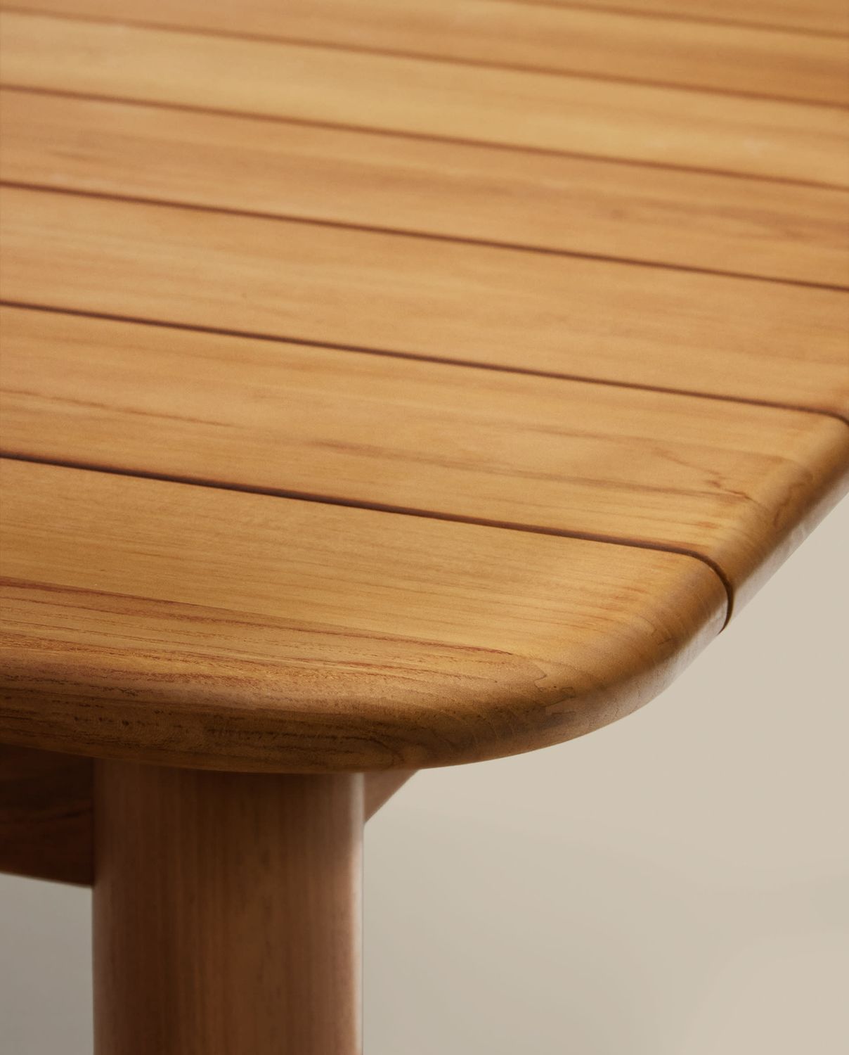 Mesa extensible de exterior Turqueta de madera maciza de teca  220 (294) x 100 cm FSC 100%
