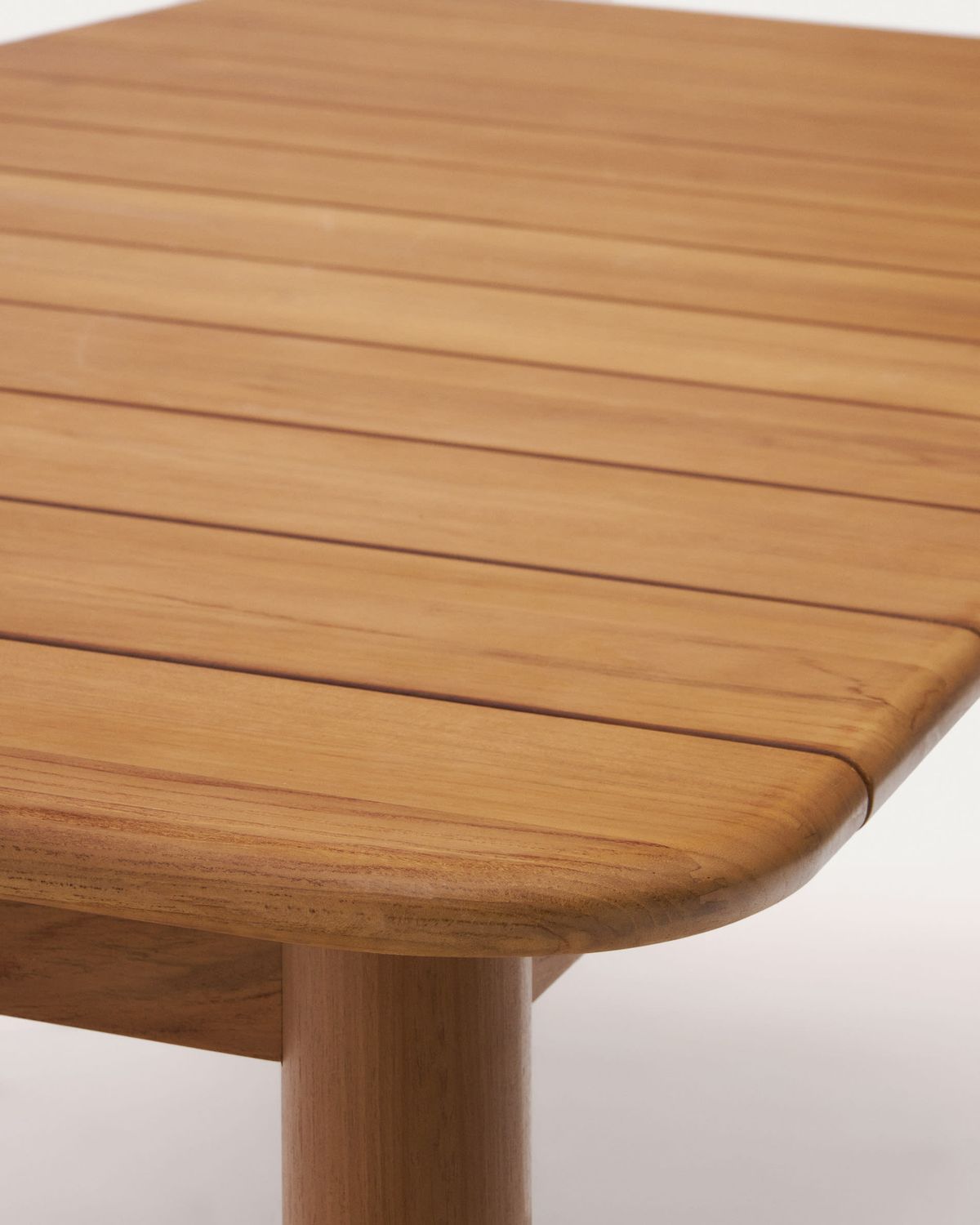 Mesa extensible de exterior Turqueta de madera maciza de teca  220 (294) x 100 cm FSC 100%