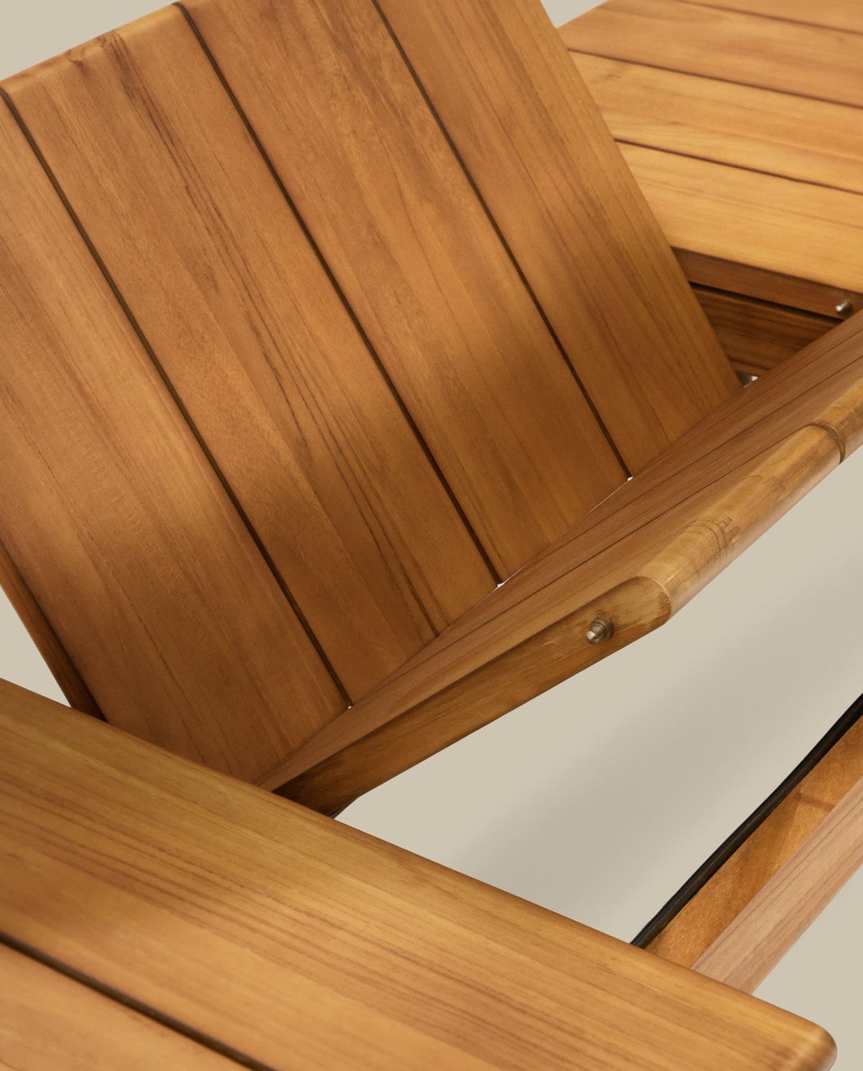 Mesa extensible de exterior Turqueta de madera maciza de teca  220 (294) x 100 cm FSC 100%