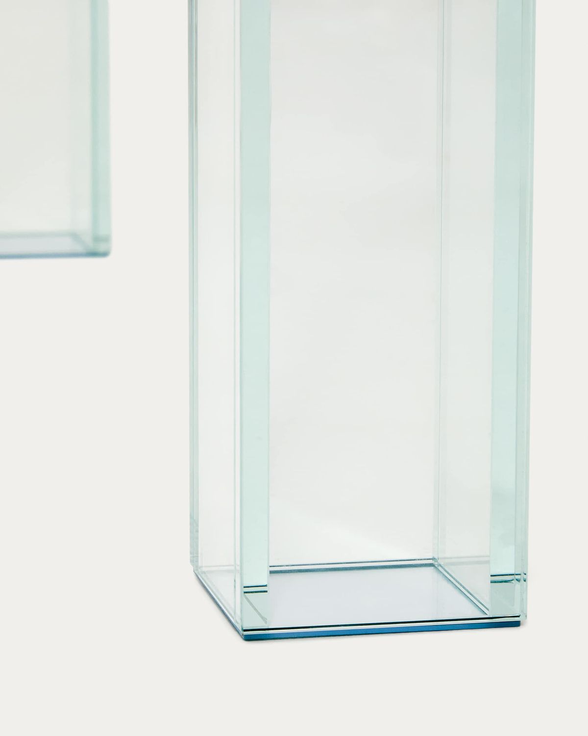 Mesa Adularia de vidrio templado transparente 200 x 100 cm
