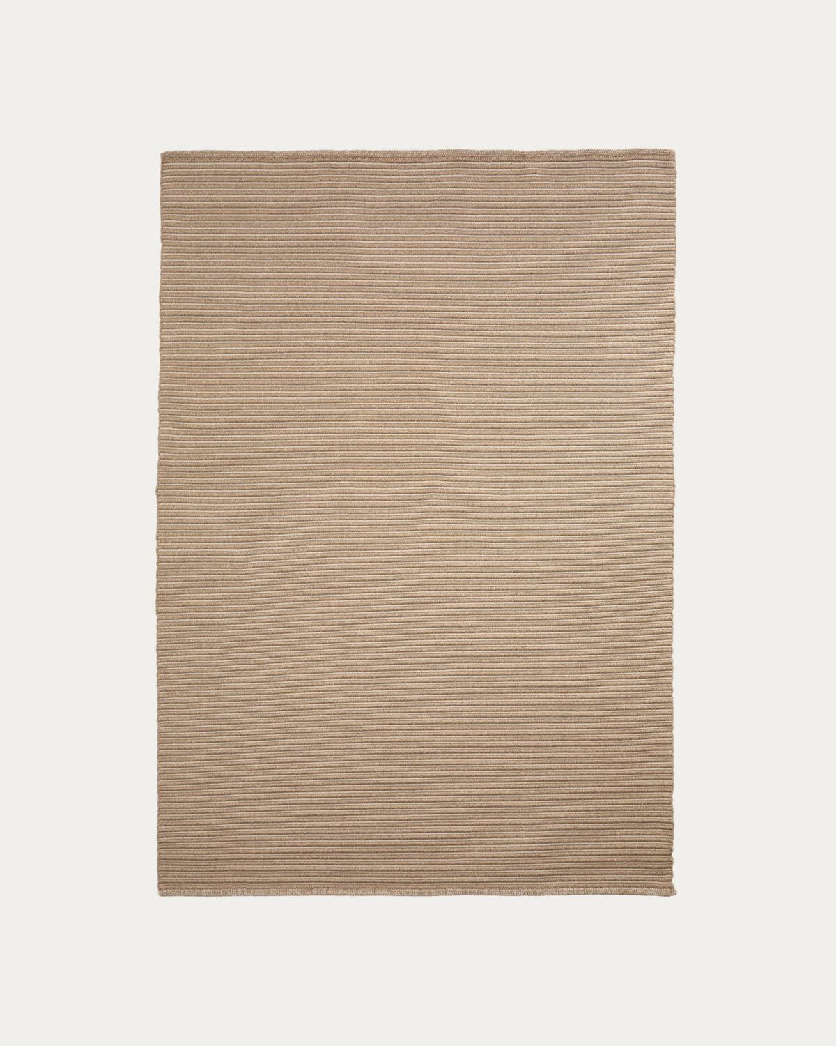 Alfombra Ardelia de fibras sintéticas beige 160 x 230 cm