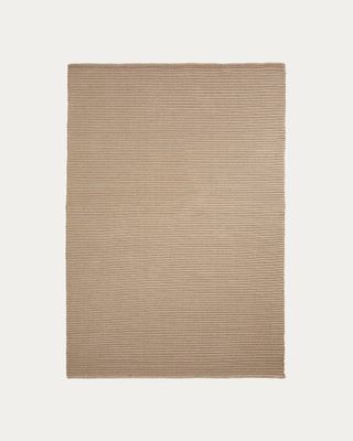 Alfombra Ardelia de fibras sintéticas beige 160 x 230 cm