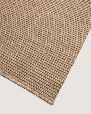Alfombra Ardelia de fibras sintéticas beige 160 x 230 cm