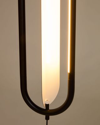 Lámpara de techo Bow de aluminio negro Ø 16 cm