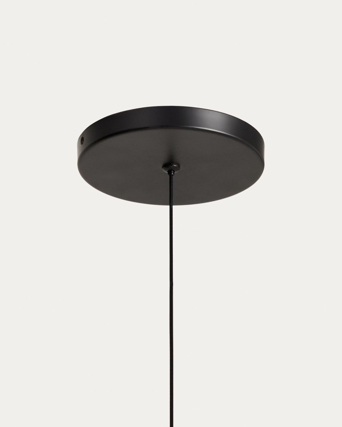 Lámpara de techo Bow de aluminio negro Ø 16 cm
