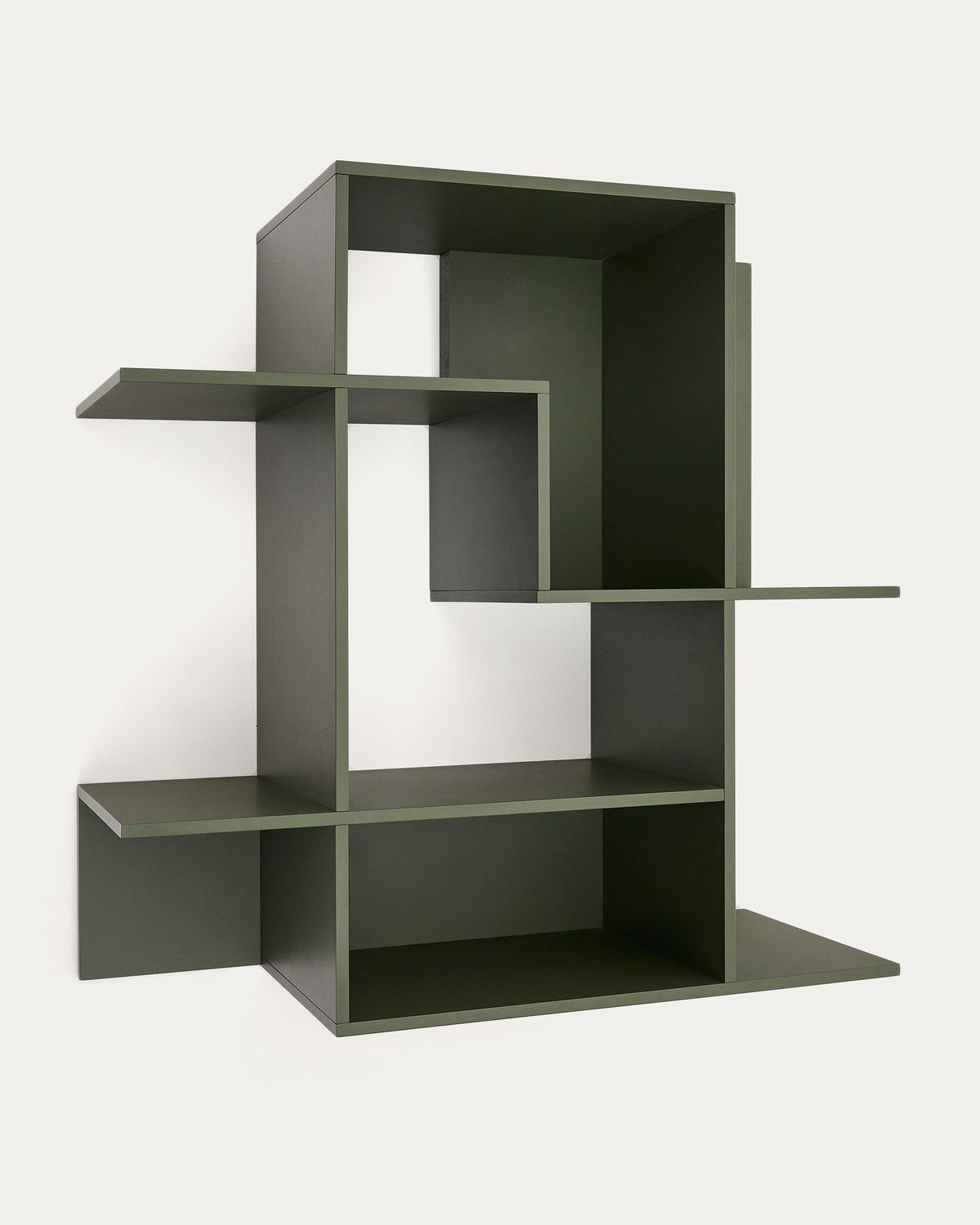 Estantería modular Ina de DM lacado verde 80 x 80 cm FSC 100%