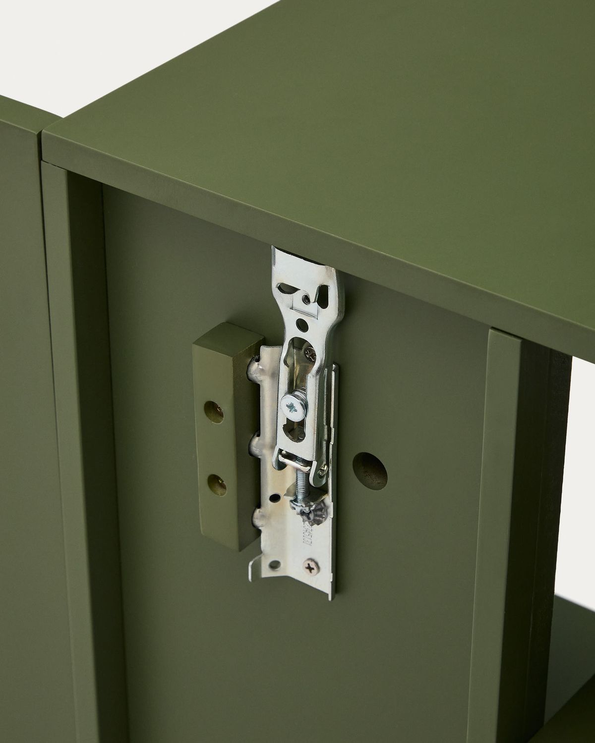 Estantería modular Ina de DM lacado verde 80 x 80 cm FSC 100%
