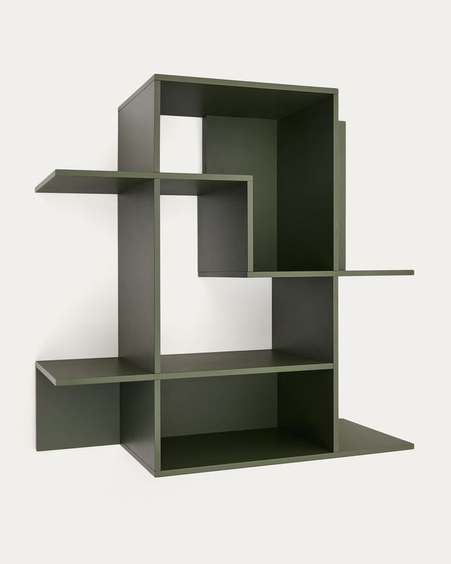 Estantería modular Ina de DM lacado verde 80 x 80 cm FSC 100%