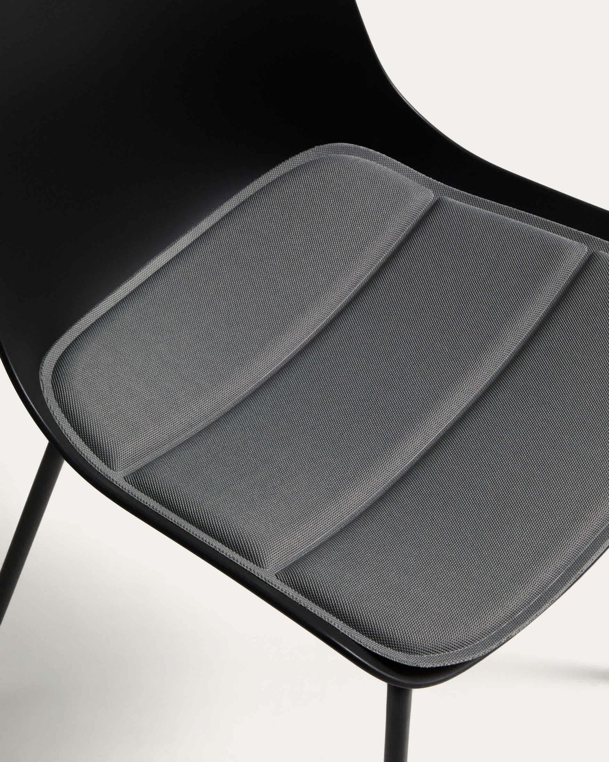 Cojín para silla Sindera grafito 45 x 43 cm