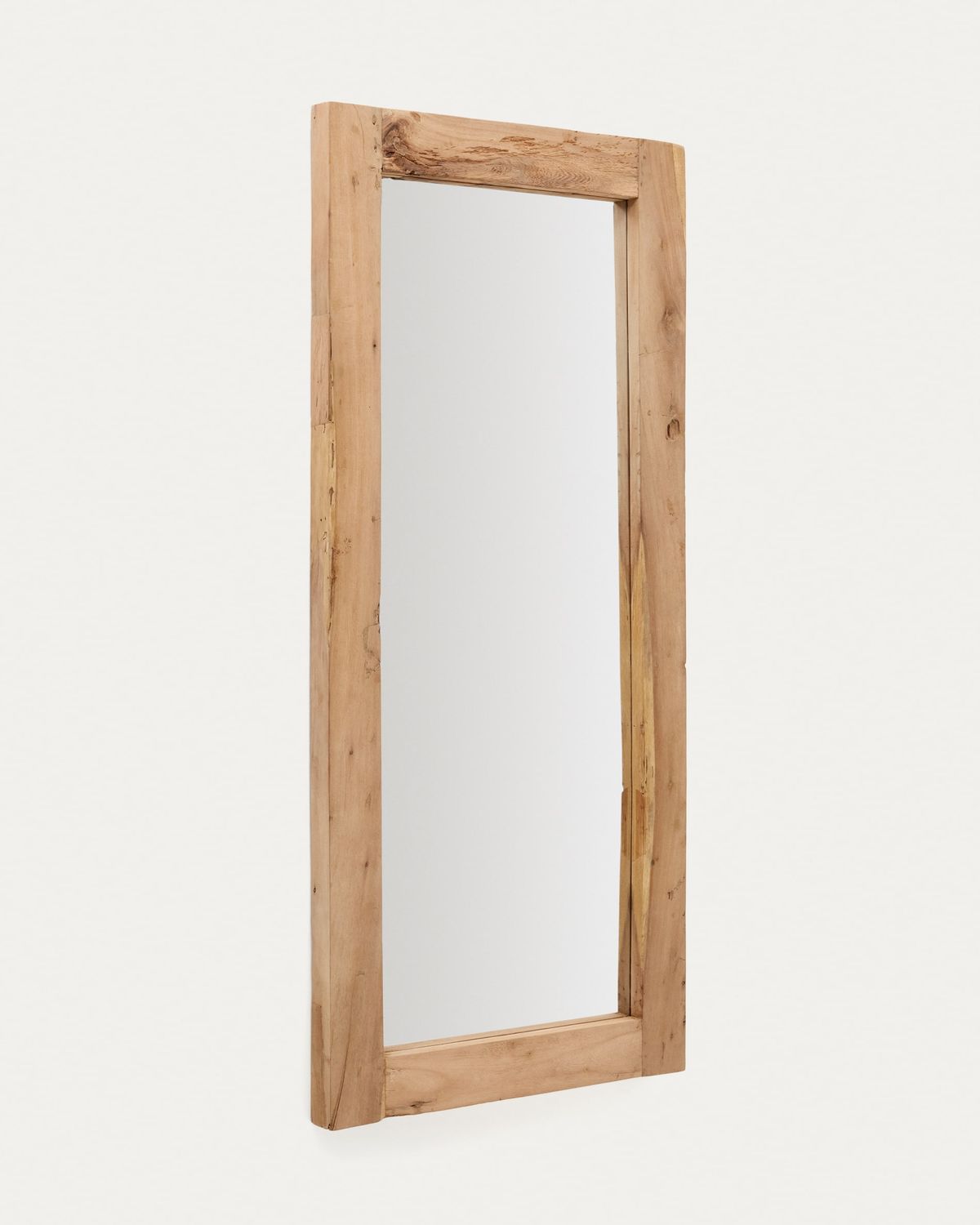 Espejo Maden de madera con acabado natural 80 x 180 cm