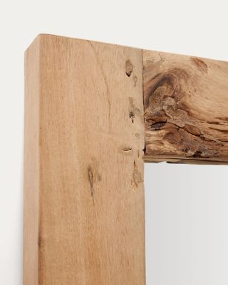 Espejo Maden de madera con acabado natural 80 x 180 cm