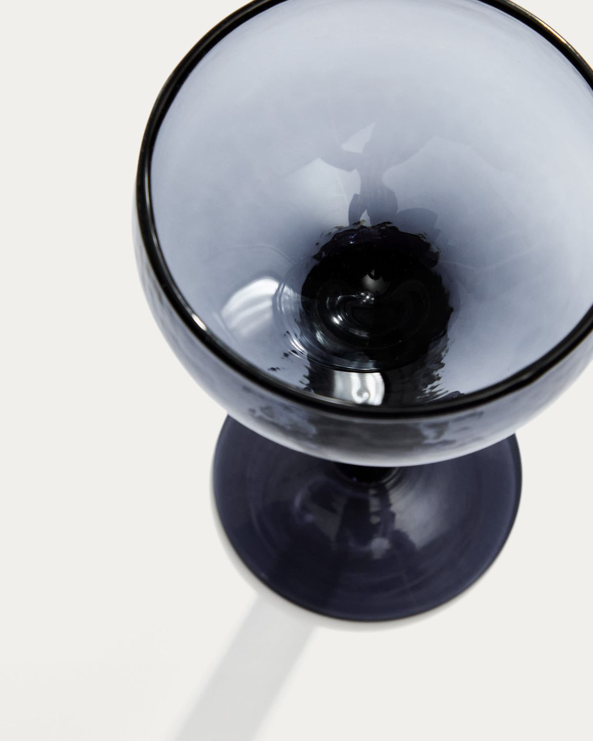 Copa de vino Vinea de vidrio reciclado azul