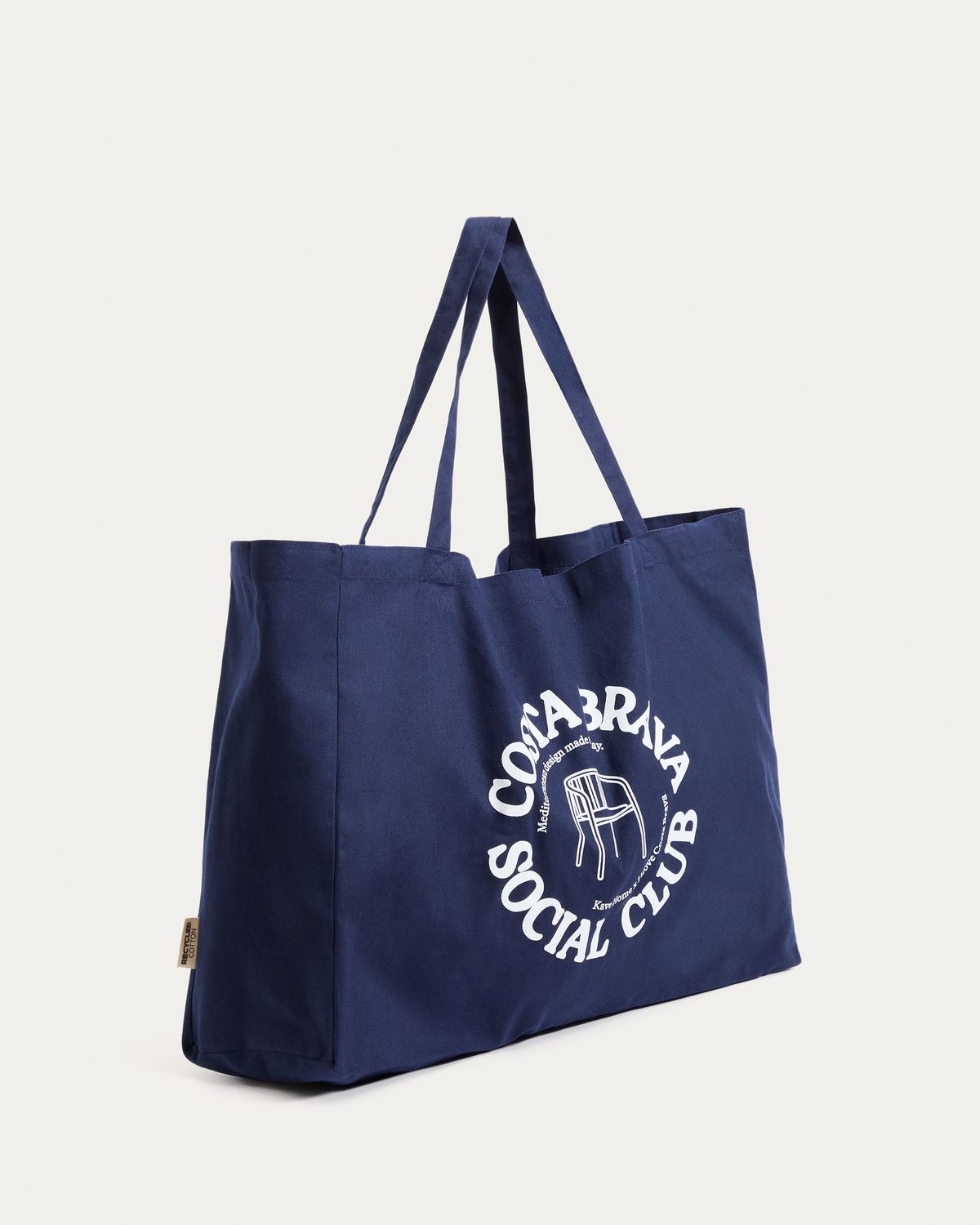 Bolsa I Love Costa Brava x Kave Home 100% de algodón azul