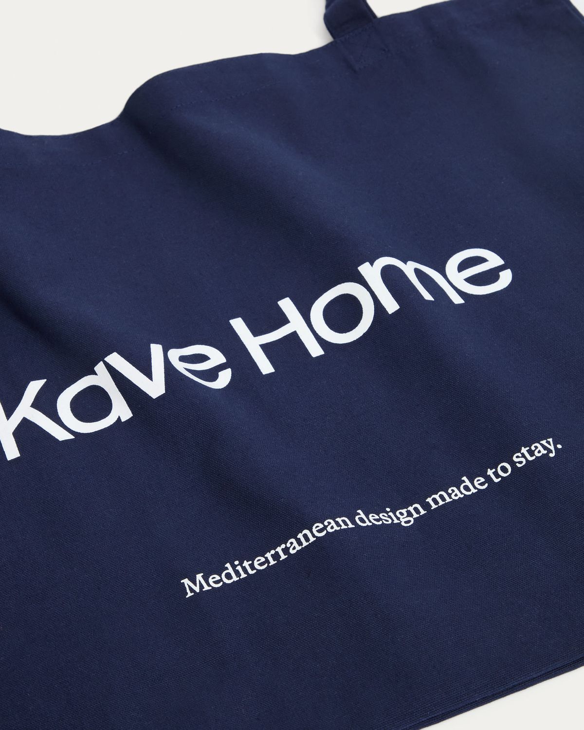 Bolsa I Love Costa Brava x Kave Home 100% de algodón azul