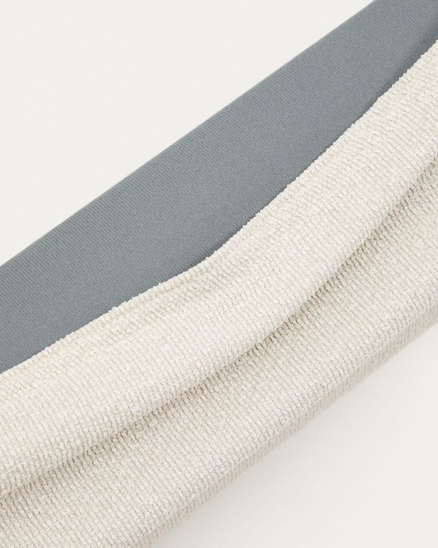 Funda para cama Martina de chenilla crudo para colchón de 160 x 200 cm