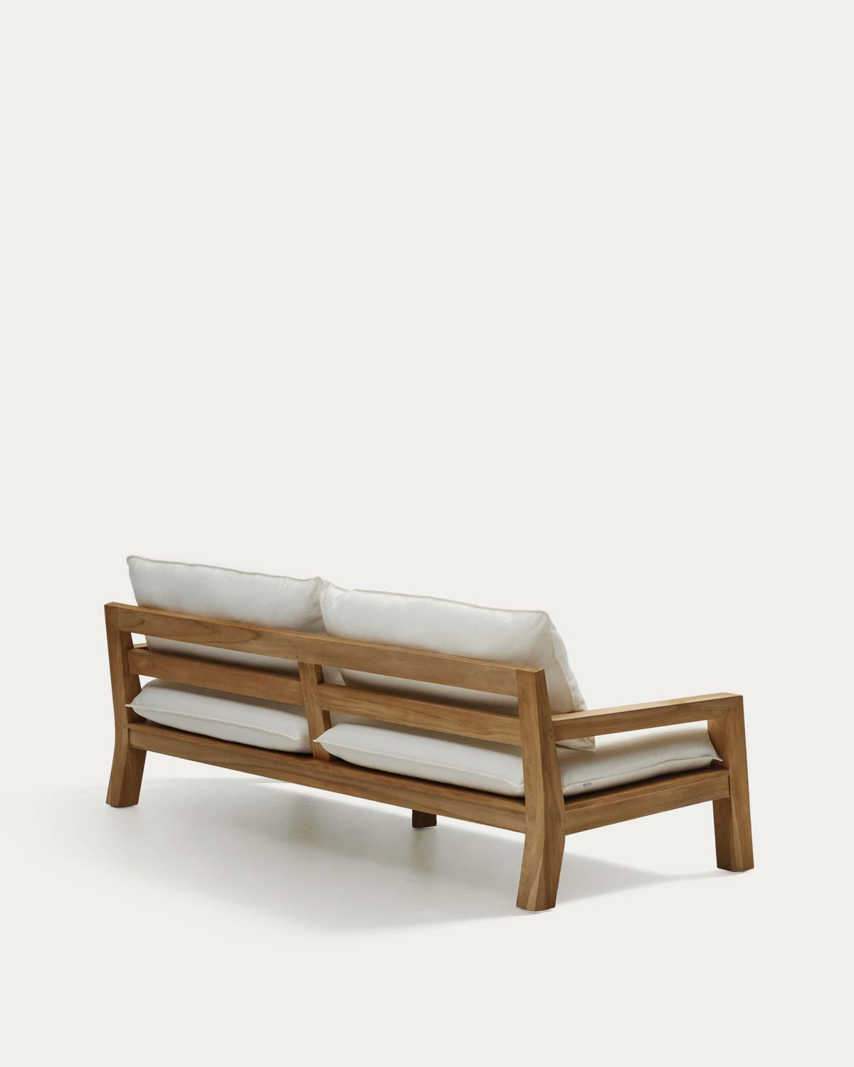Sofá Forcanera 3 plazas de madera maciza de teca 211 cm