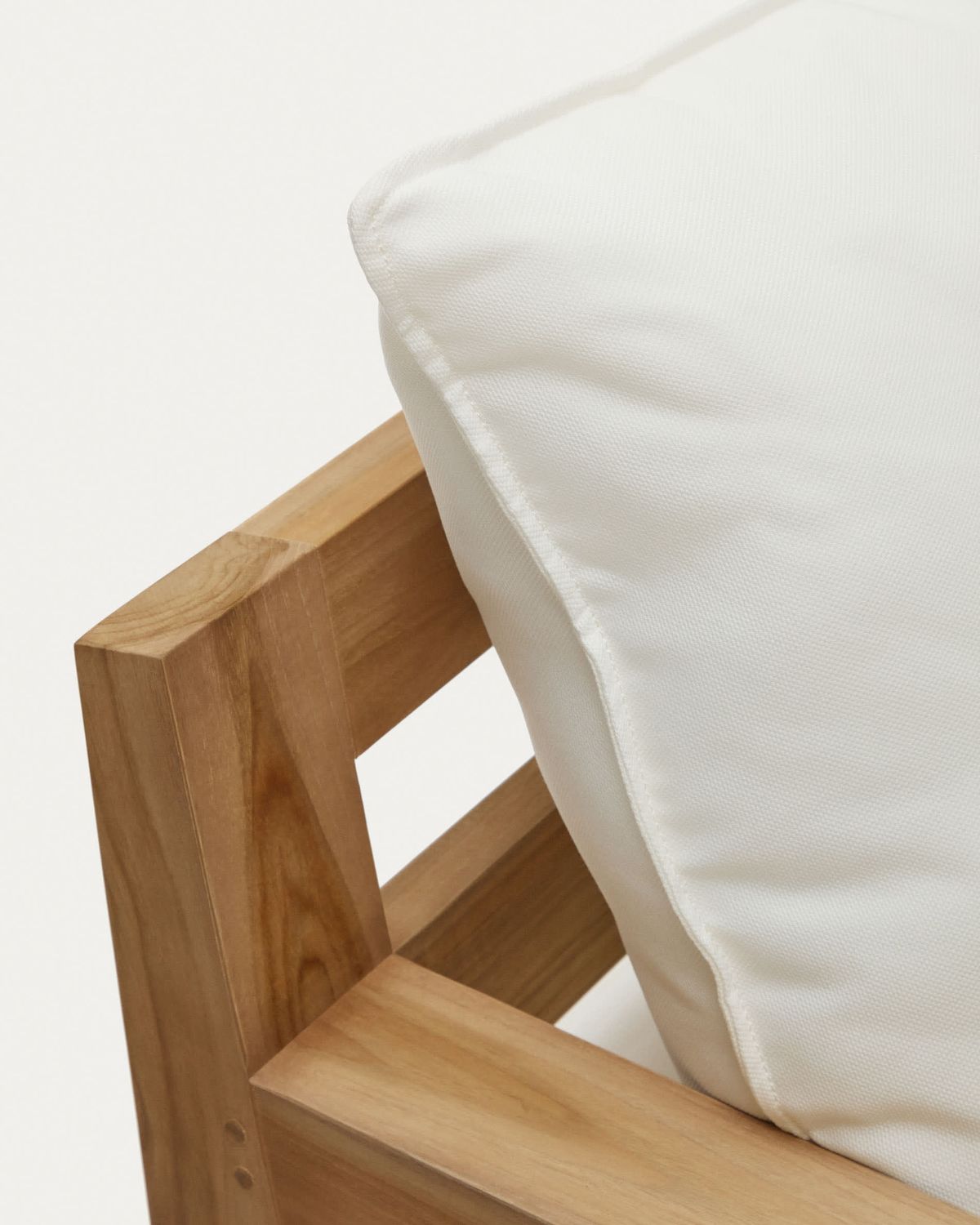 Sofá Forcanera 3 plazas de madera maciza de teca 211 cm