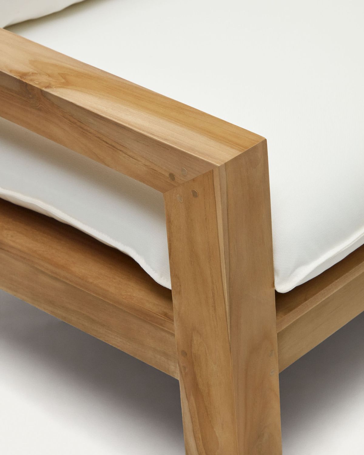 Sofá Forcanera 3 plazas de madera maciza de teca 211 cm