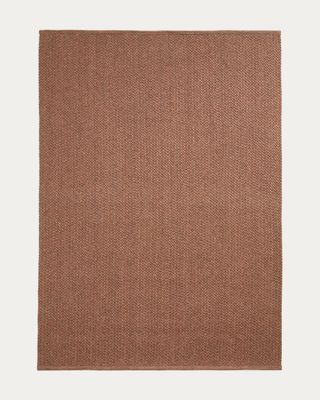 Alfombra Despas de fibras sintéticas terracota 160 x 230 cm