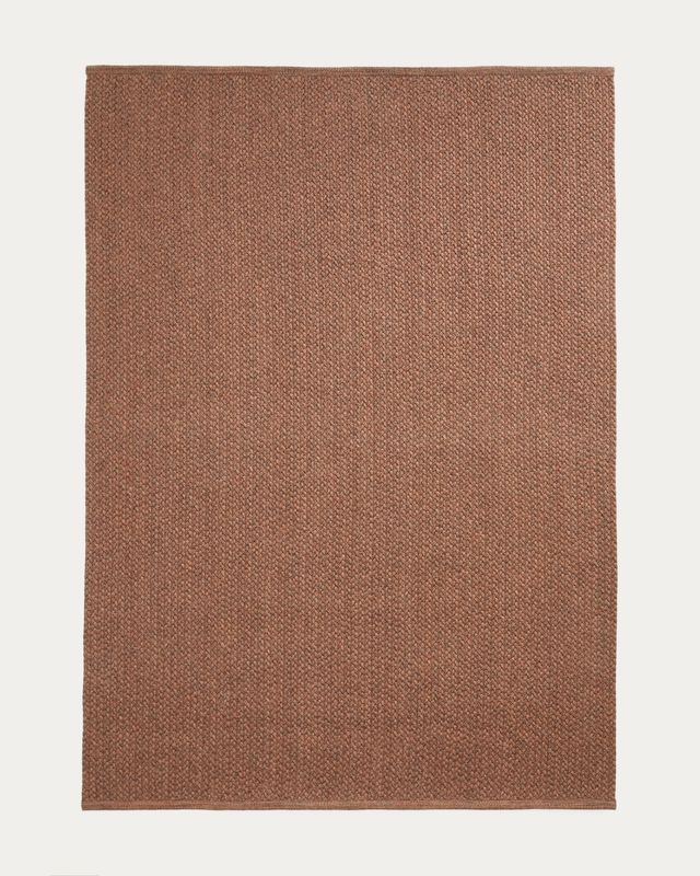 Alfombra Despas de fibras sintéticas terracota 160 x 230 cm