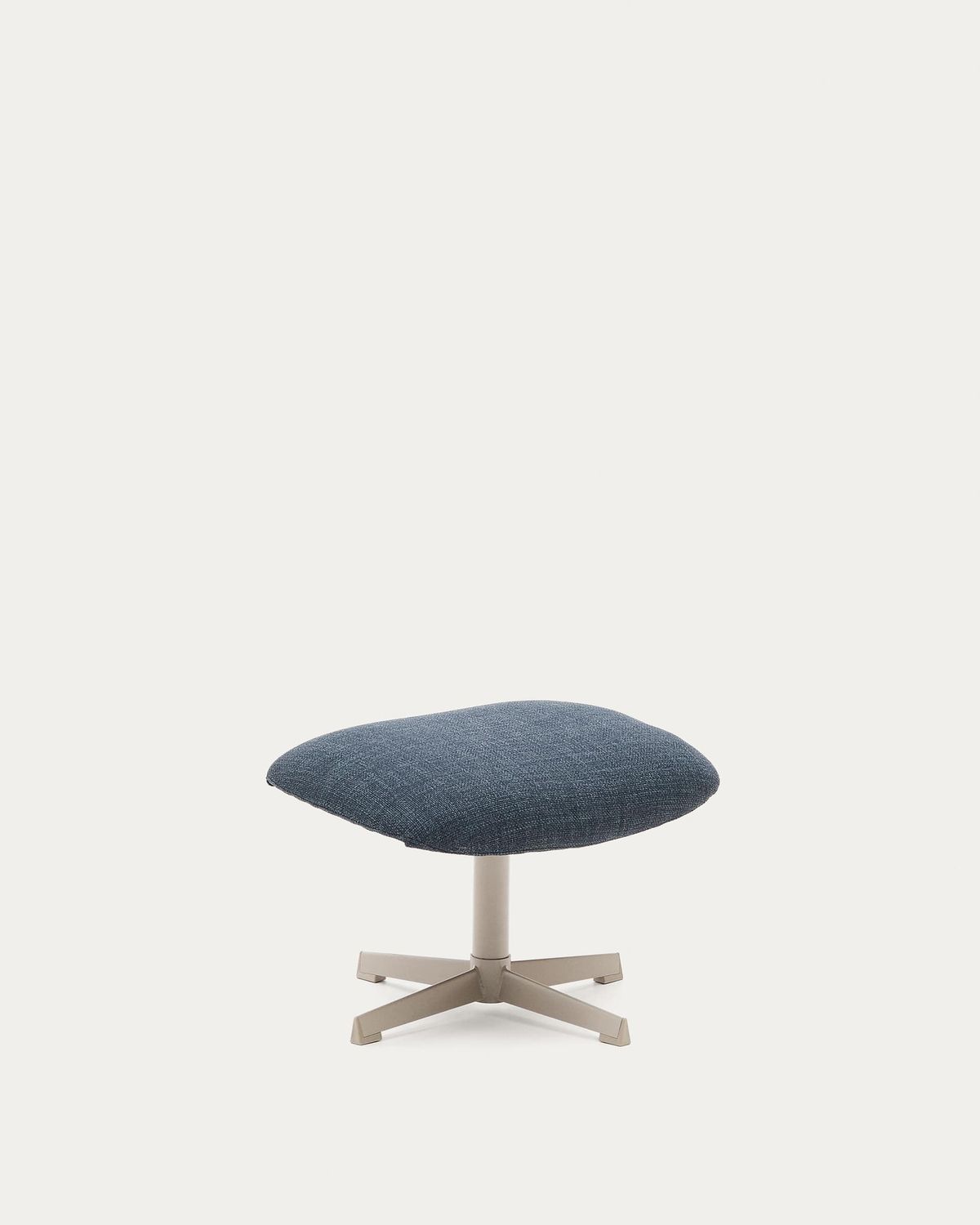 Reposapiés giratorio Jaspe azul y metal con acabado gris FSC 100%
