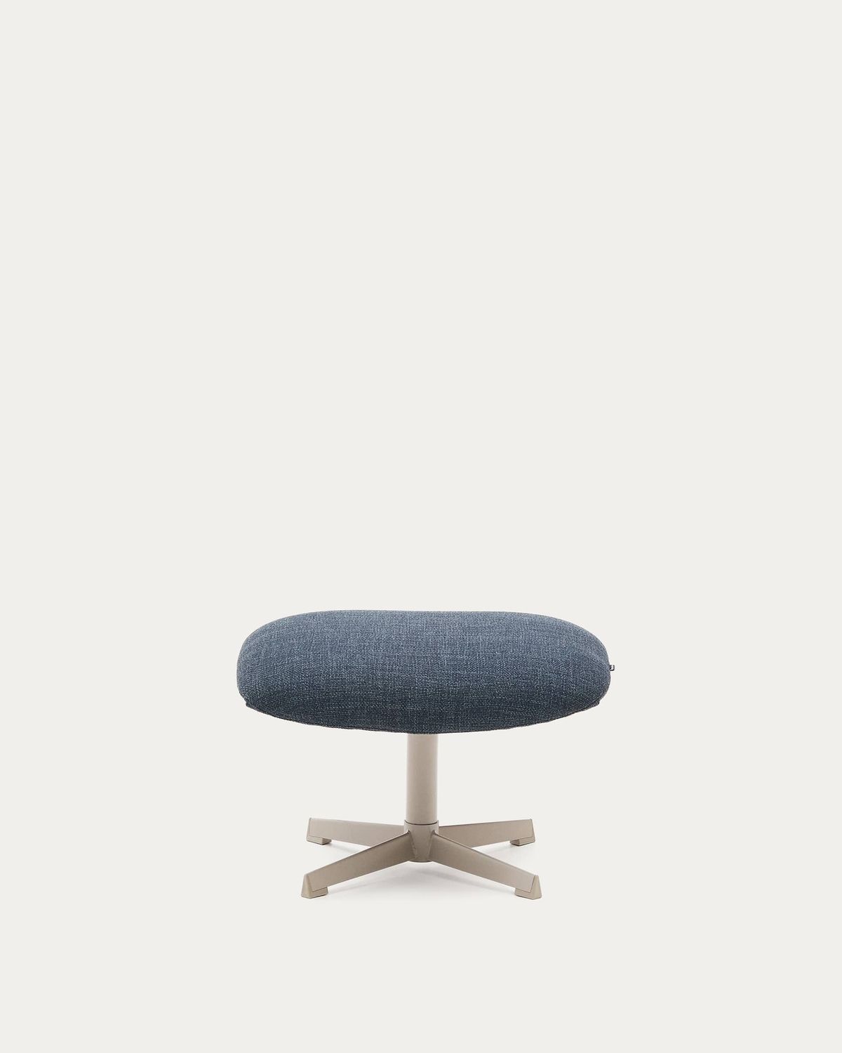 Reposapiés giratorio Jaspe azul y metal con acabado gris FSC 100%