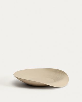 Centro de mesa Ebenor de cerámica beige Ø 40 cm Centro de mesa Ebenor de cerámica beige Ø 40 cm