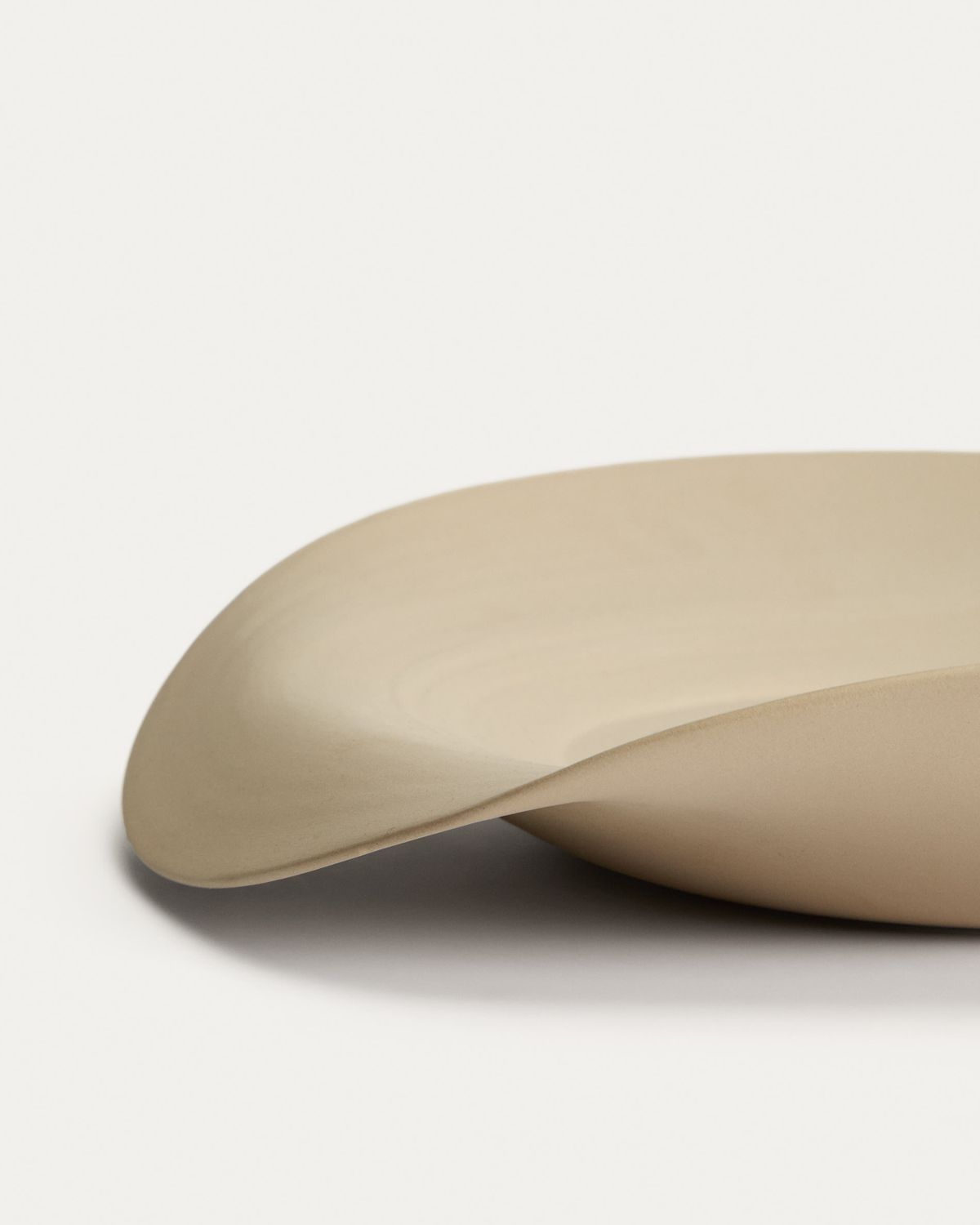 Centro de mesa Ebenor de cerámica beige Ø 40 cm