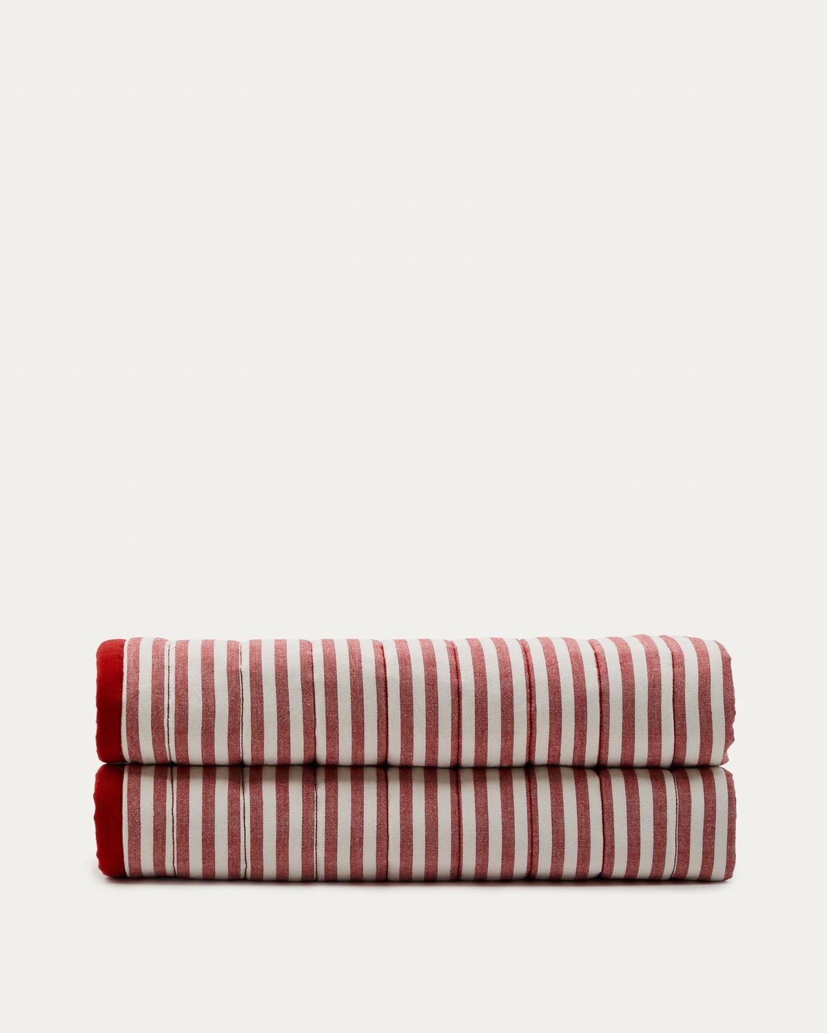 Colcha Sini de 100% algodón rojo para cama de 90 cm