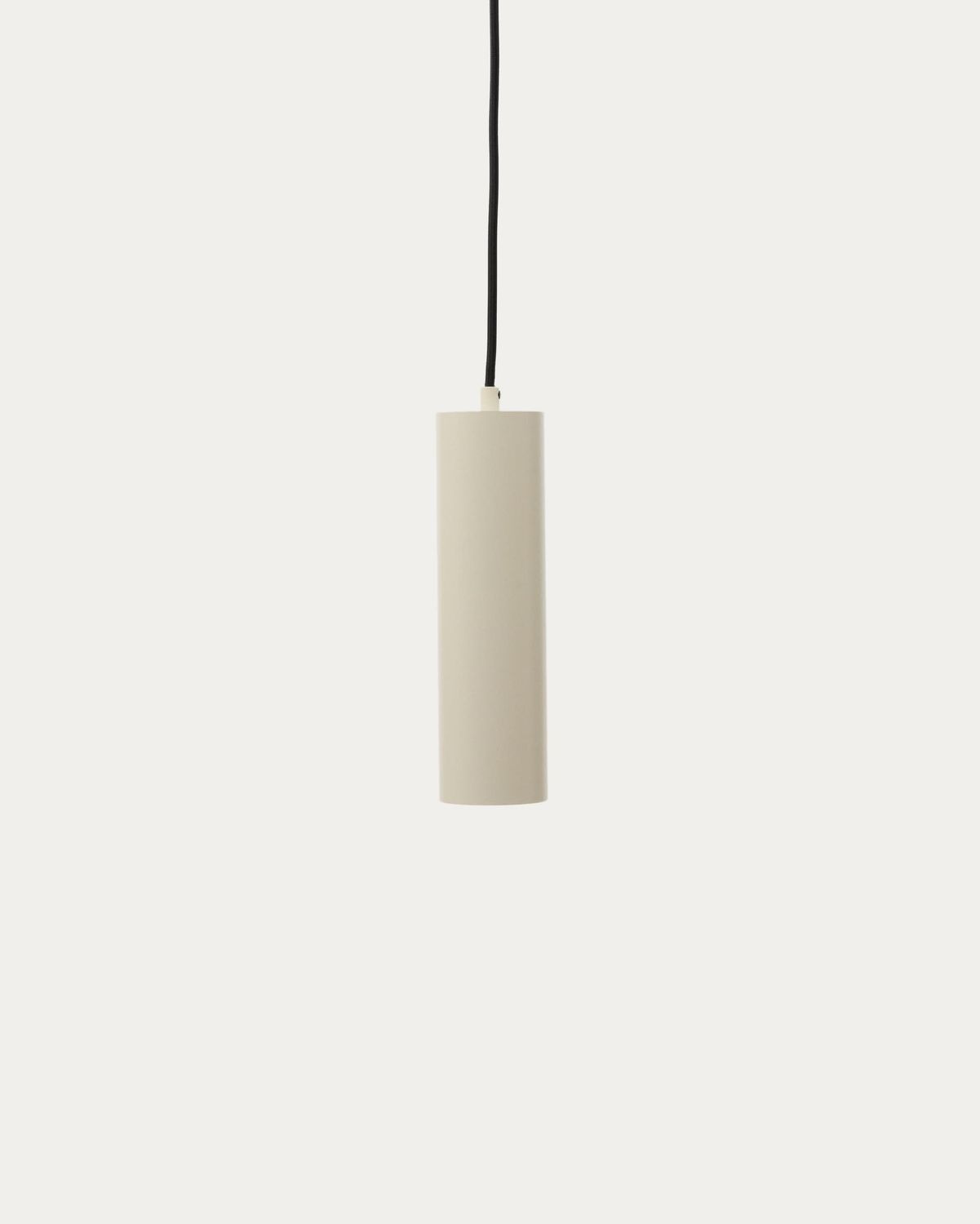 Lámpara de techo Andia de aluminio con acabado pintado beige