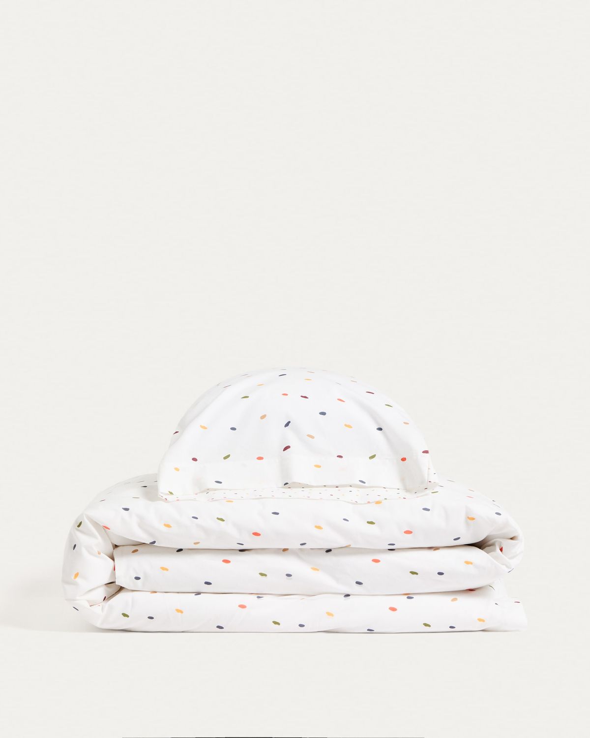 Set Epifania fundas nórdicas y de almohada de algodón percal con estampado multicolor cama 70 cm